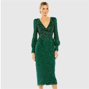 Elegant Emerald Sequin Dress High Quality Heavy Weight ⭐️⭐️⭐️⭐️⭐️